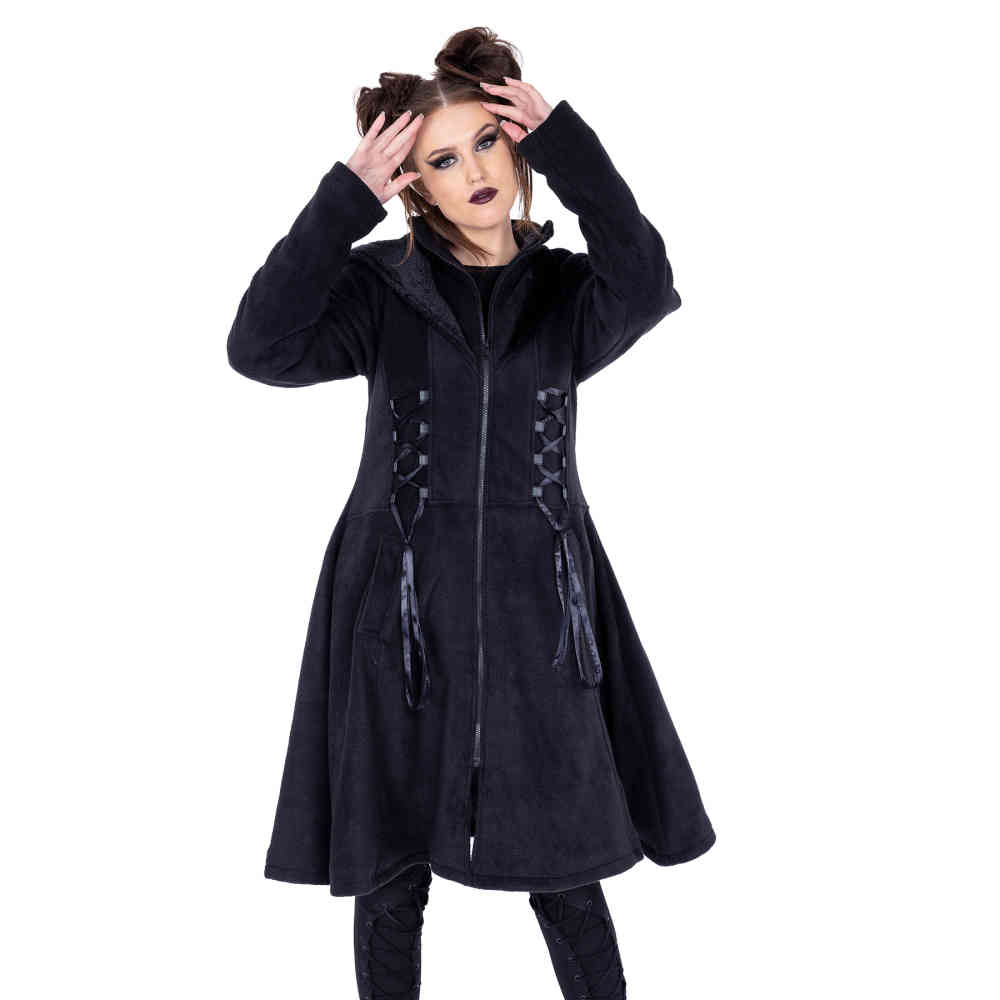 Poizen Industries - Celine Winter coat - Black